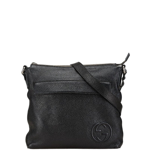Gucci Interlocking G Leather Shoulder Bag