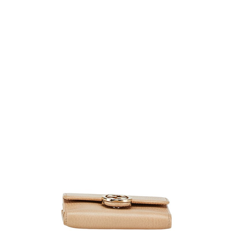 Gucci Interlocking Leather Trifold Wallet