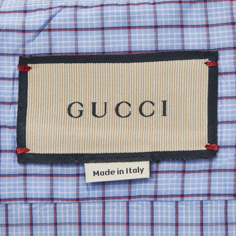 Gucci GG Embroidery Cotton Shirt