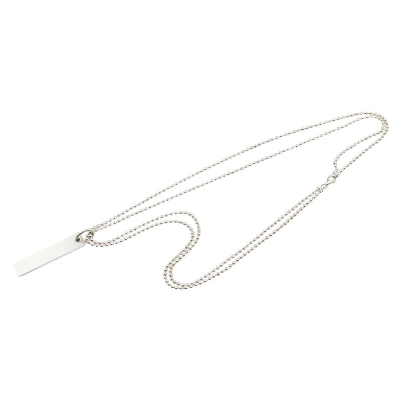 Gucci Logo Plate SV925 Necklace