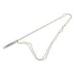 Gucci Logo Plate SV925 Necklace