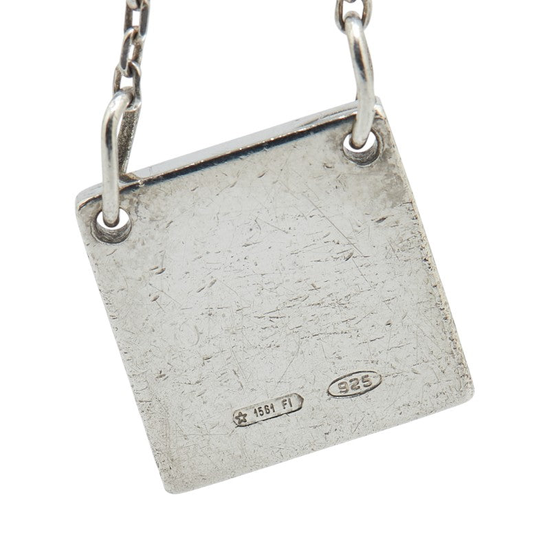 Gucci Logo Square Plate SV925 Bracelet