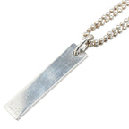 Gucci Logo Plate SV925 Necklace