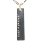 Gucci Logo Plate SV925 Necklace