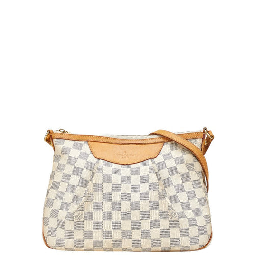 Louis Vuitton Siracusa PM Damier Azur Shoulder Bag