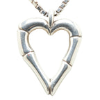 Gucci Bamboo Heart Motif SV925 Necklace