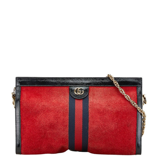 Gucci Ophidia Leather Suede Shoulder Bag