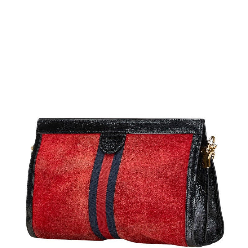 Gucci Ophidia Leather Suede Shoulder Bag