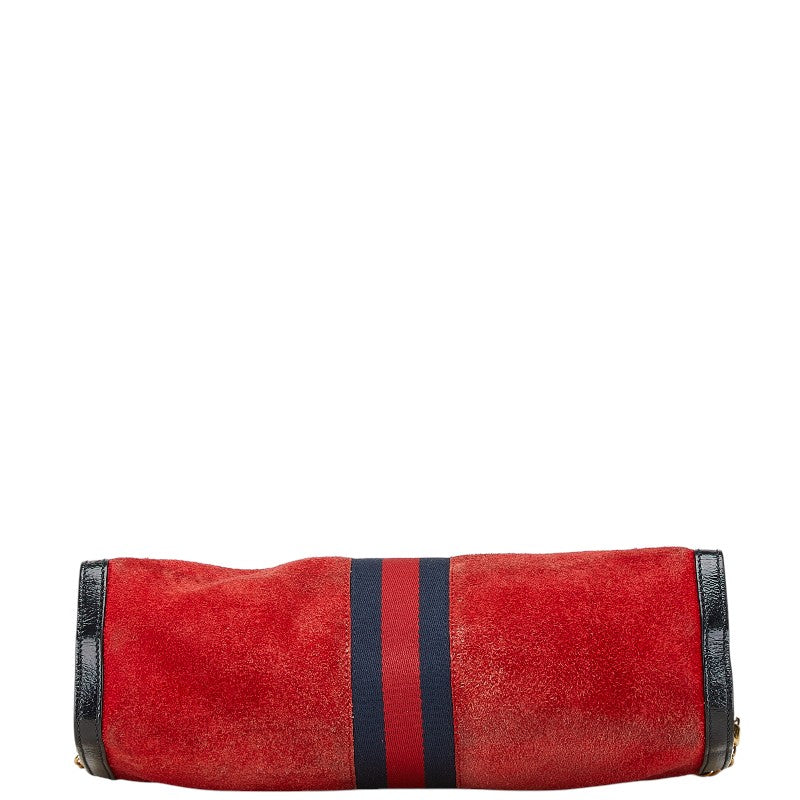 Gucci Ophidia Leather Suede Shoulder Bag