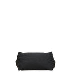 Gucci Logo Nylon Leather Tote Bag
