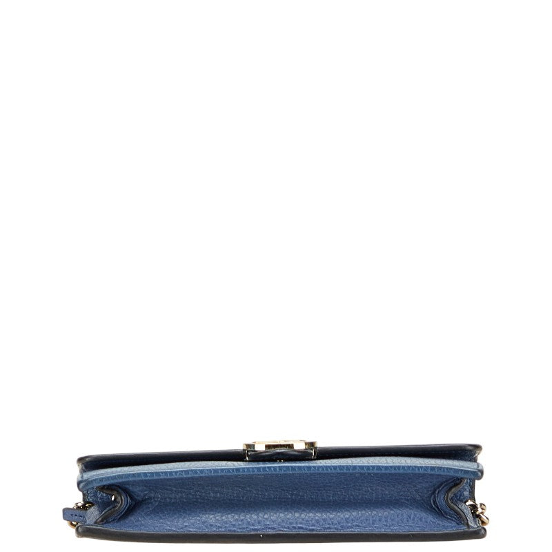 Gucci Interlocking G Leather Chain Shoulder Bag