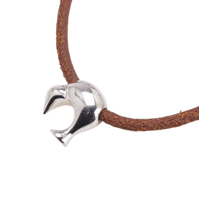 Louis Vuitton LV Cup 2003 SV925 Leather Necklace