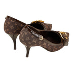 Louis Vuitton Monogram Canvas Leather Pumps