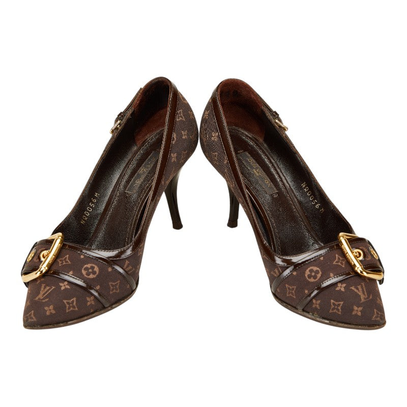 Louis Vuitton Monogram Canvas Leather Pumps