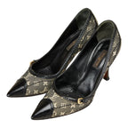 Louis Vuitton Monogram Canvas Leather Pumps