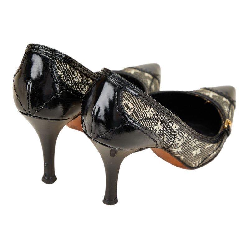 Louis Vuitton Monogram Canvas Leather Pumps