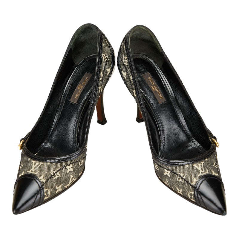 Louis Vuitton Monogram Canvas Leather Pumps