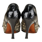 Louis Vuitton Monogram Canvas Leather Pumps