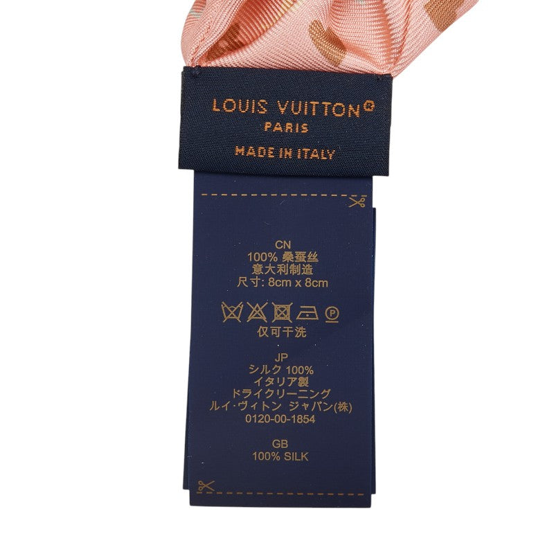 Louis Vuitton Monogram Scrunchie Silk Hair Accessory