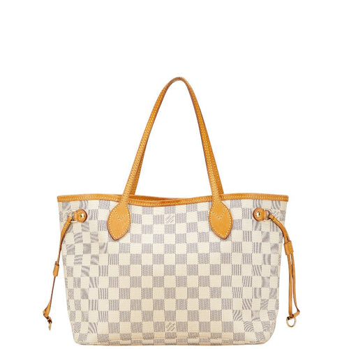 Louis Vuitton Neverfull Damier Azur Tote Bag