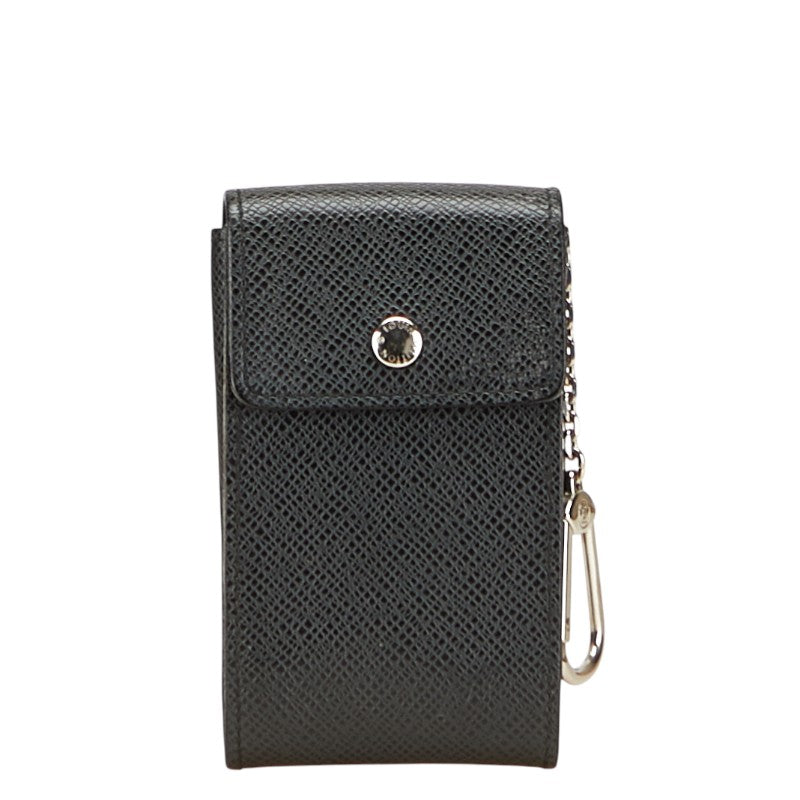 Louis Vuitton Portecle Badge Taiga Leather Cigarette Case