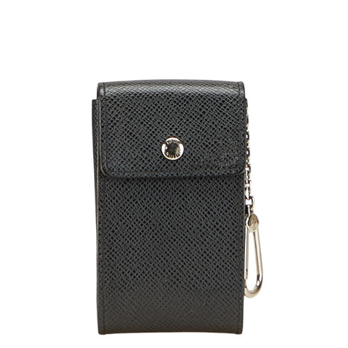 Louis Vuitton Portecle Badge Taiga Leather Cigarette Case