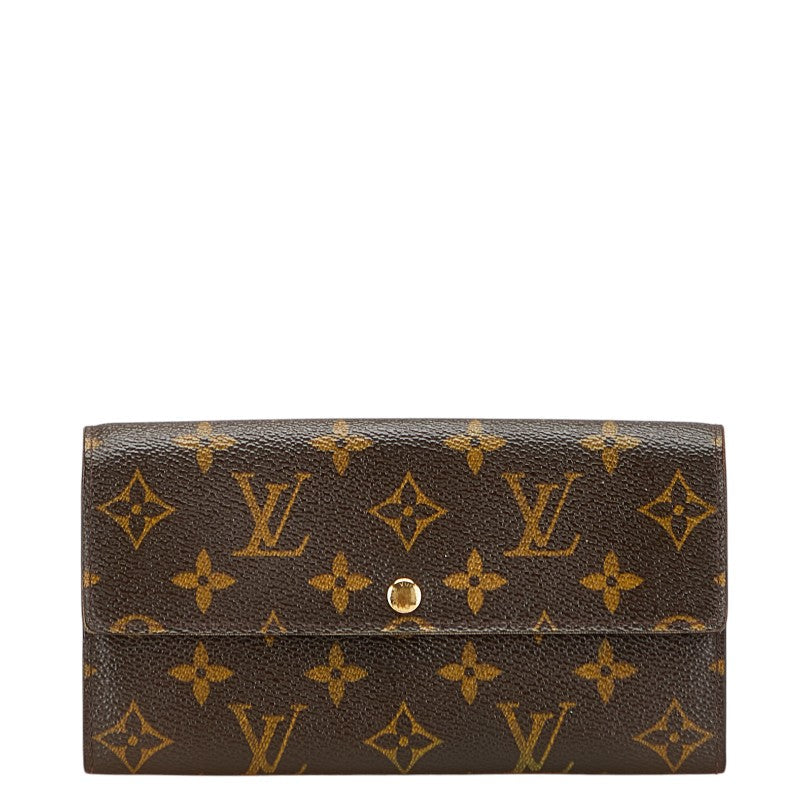 Louis Vuitton Pochette Porte Monnaie Credit Monogram Long Wallet