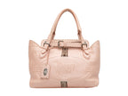 Pink Fendi Selleria Villa Borghese Tote Bag