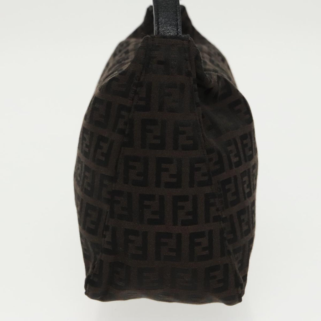 FENDI Zucchino Canvas Hand Bag Black100056
