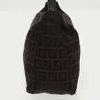 FENDI Zucchino Canvas Hand Bag Black100056