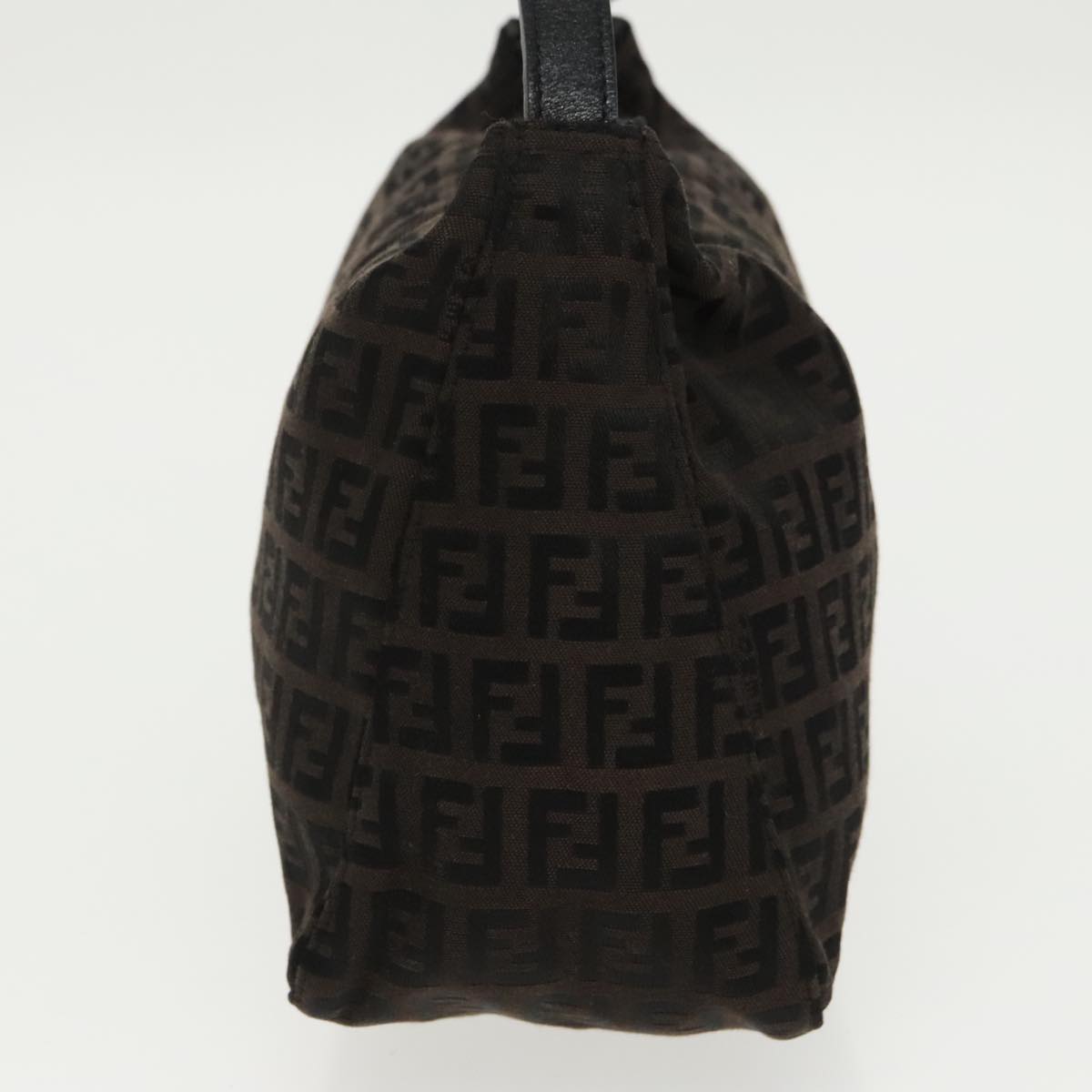 FENDI Zucchino Canvas Hand Bag Black100056