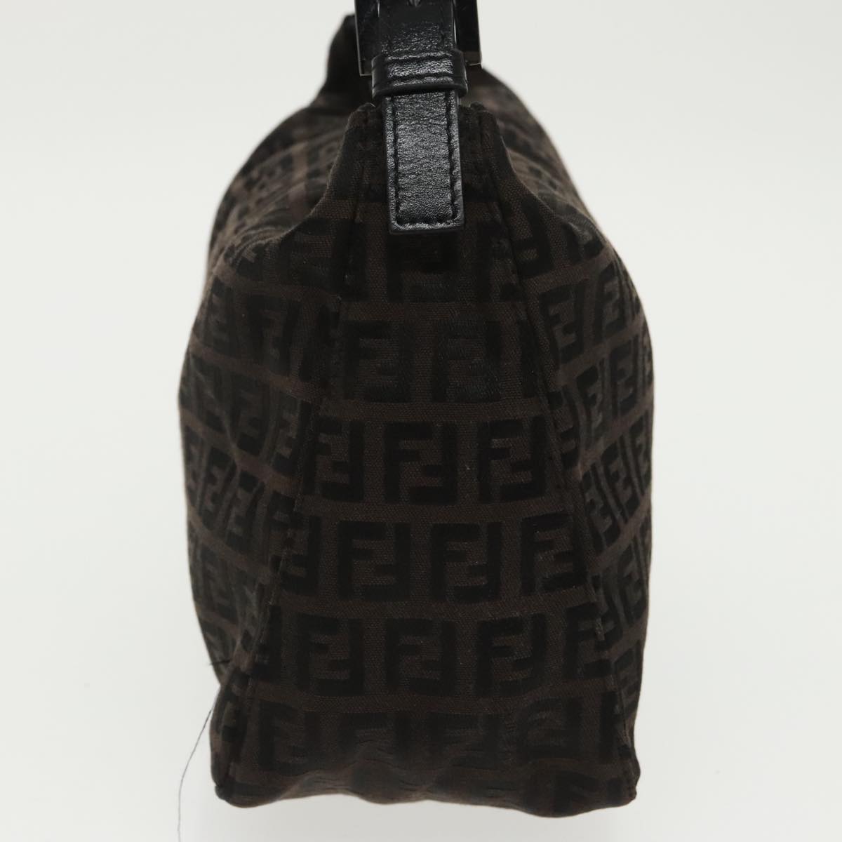 FENDI Zucchino Canvas Hand Bag Black100056