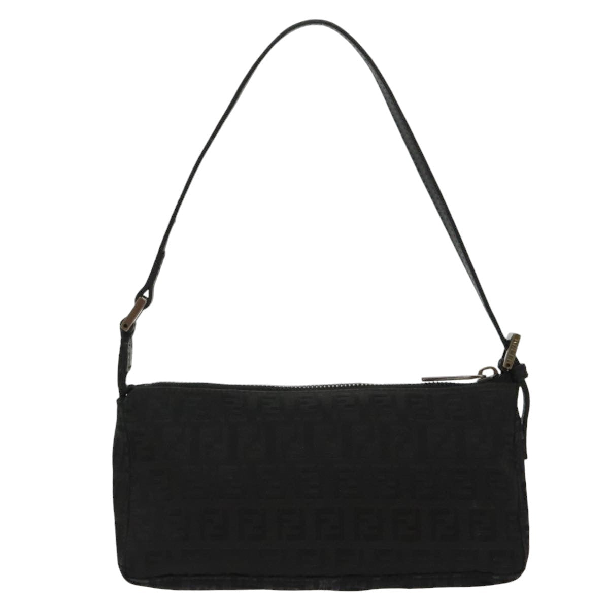 FENDI Zucchino Canvas Accessory Pouch Black100099
