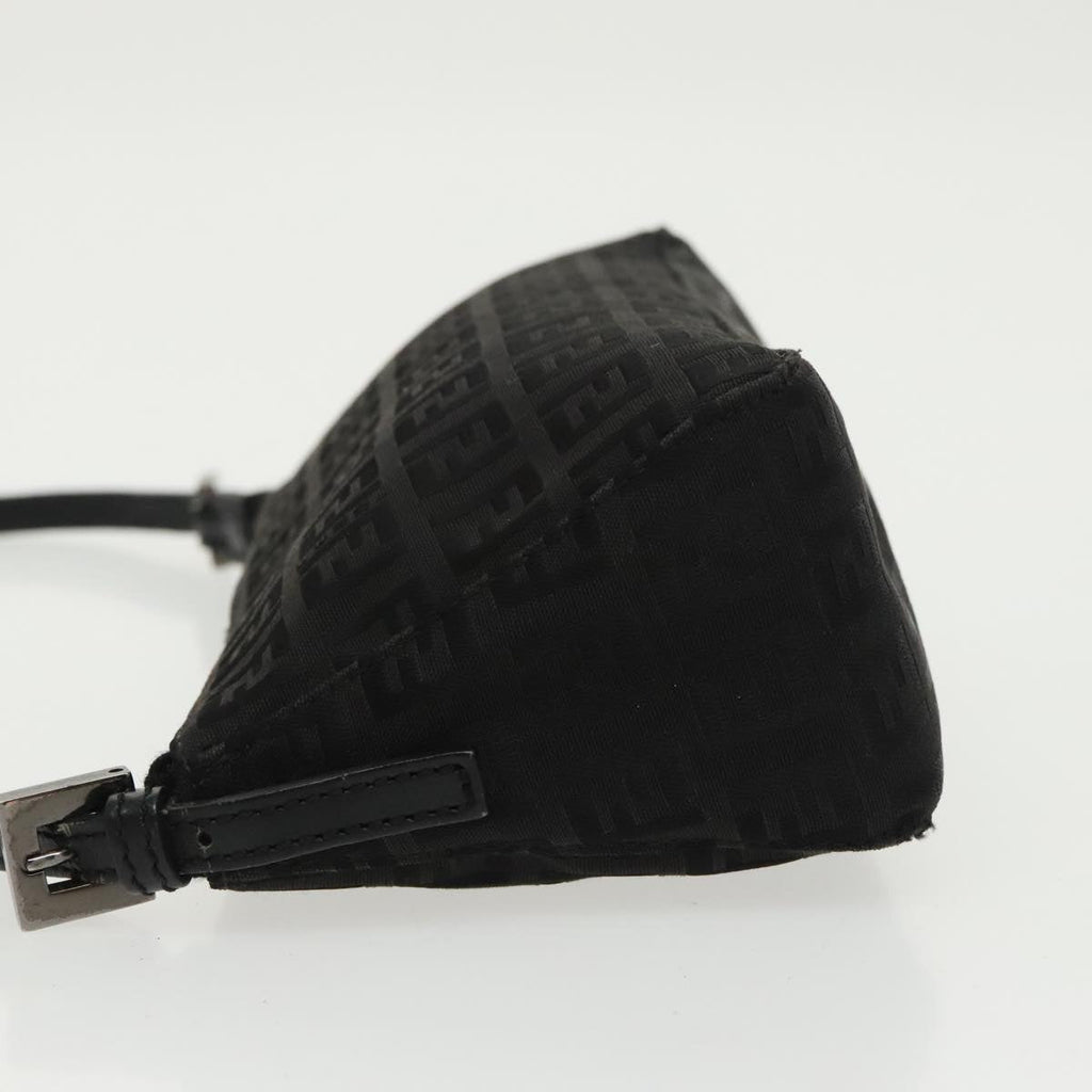 FENDI Zucchino Canvas Accessory Pouch Black100099