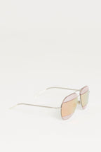 Pink/Silver DiorSplit2 Aviator Sunglasses