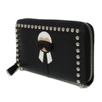 Fendi Leather Zip Around Wallet 8M0299