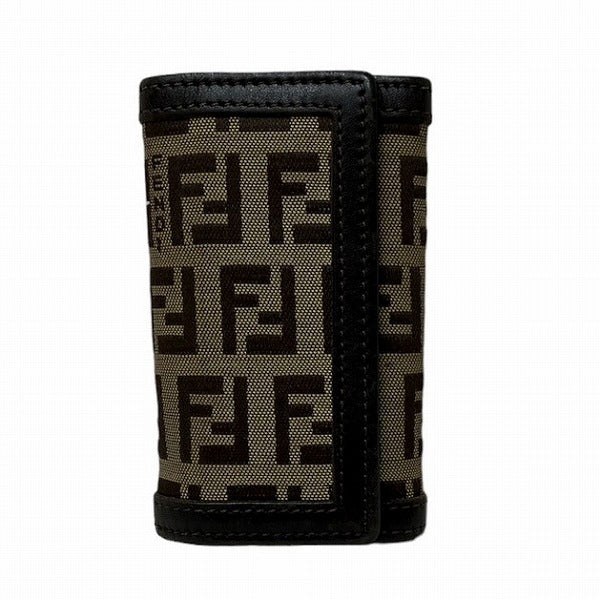 Fendi Zucca Canvas 6 Key Case 2292-8AP002