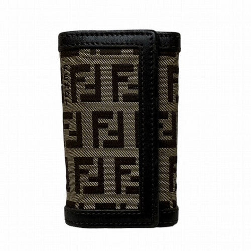 Fendi Zucca Canvas 6 Key Case 2292-8AP002
