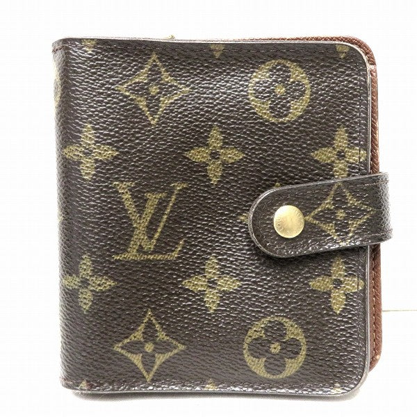 Louis Vuitton Monogram Compact Zip Wallet M61667