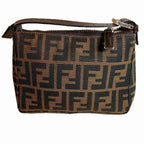 Fendi Nylon Leather Makeup Pouch