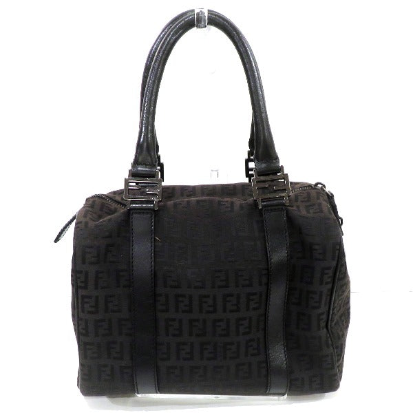 Fendi Zucchino Canvas Handbag