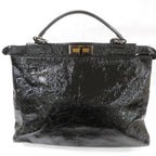 Fendi Peekaboo Patent Leather Handbag