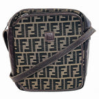 Fendi Mamma Bucket Bag Canvas Leather