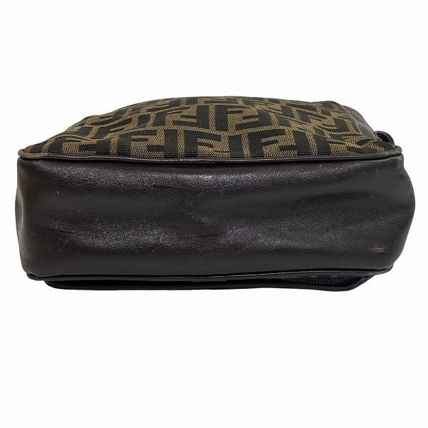 Fendi Mamma Bucket Bag Canvas Leather