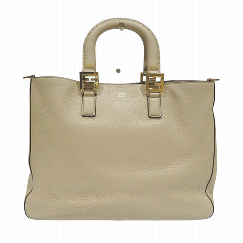 Fendi Leather FF Tote 2WAY Bag