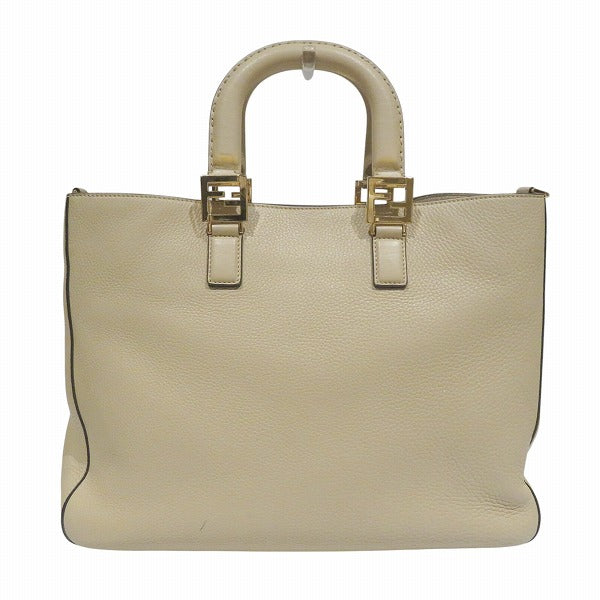 Fendi Leather FF Tote 2WAY Bag