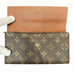 Louis Vuitton Pochette Portemonnaie Credit Monogram Long Wallet