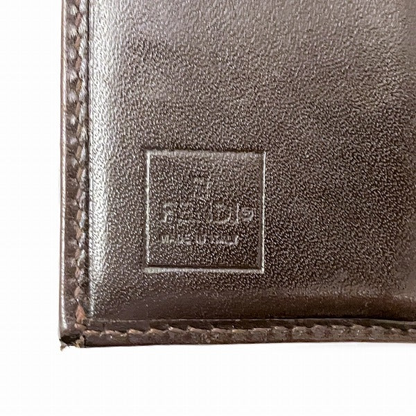 Fendi Zucca Compact Wallet Unisex