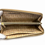 Fendi Zucchino Leather Zip Wallet 8M0024