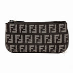 Fendi Zucca Canvas Coin Case Unisex